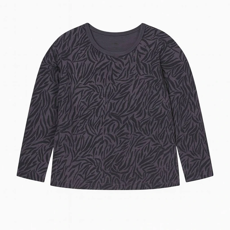 تی‌شرت آستین بلند دخترانه جورج مدل اسلیم