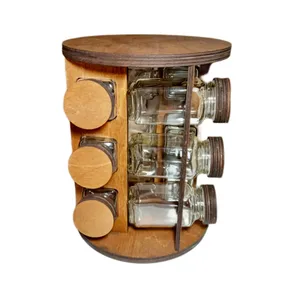 ست جا ادویه ۱۲ پارچه کد 01 به همراه استند