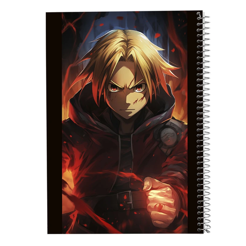 دفتر لیست خرید 50 برگ مدوپد مدل Fullmetal Alchemist کد DF2257
