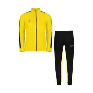 ست سویشرت و شلوار  ورزشی مردانه مکرون مدل نوا رنگ زرد