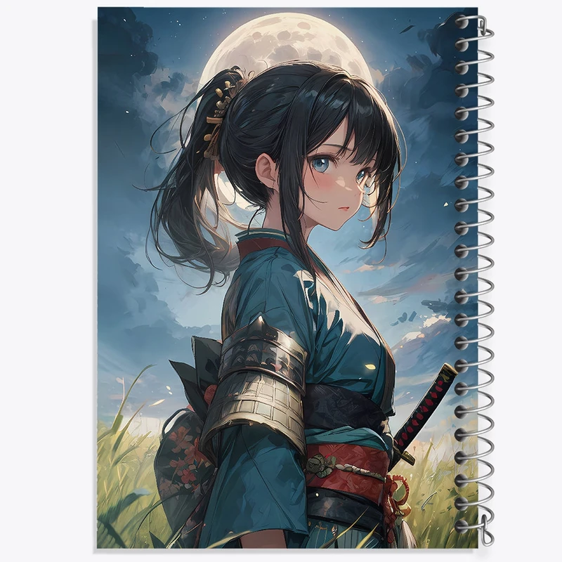 دفتر نت موسیقی 50 برگ خندالو مدل دختر انیمه ای کد F2191