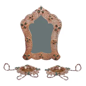 آینه شعمدان فیروزه کوبی کد 657 بسته 3 عددی