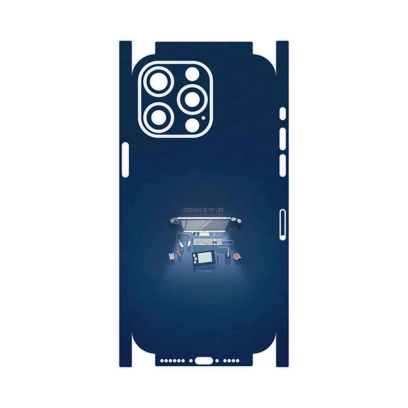 برچسب پوششی ماهوت مدل Programming 3-FullSkin مناسب برای گوشی موبایل اپل iPhone 15 Pro Max