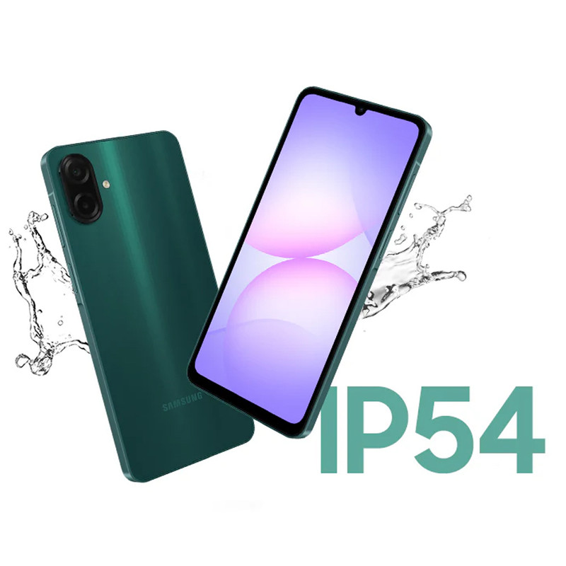 گوشی موبایل سامسونگ مدل Galaxy A07 دو سیم کارت ظرفیت 64 گیگابایت و رم 4 گیگابایت - به همراه شارژر 25 وات سامسونگ، کاور سیلیکونی و محافظ صفحه نمایش 