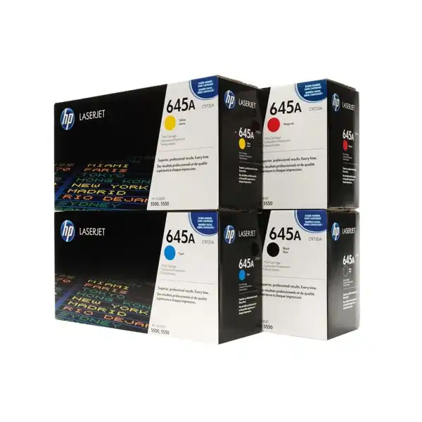 کارتریج تونر رنگی مدل 645A مجموعه 4 عددی