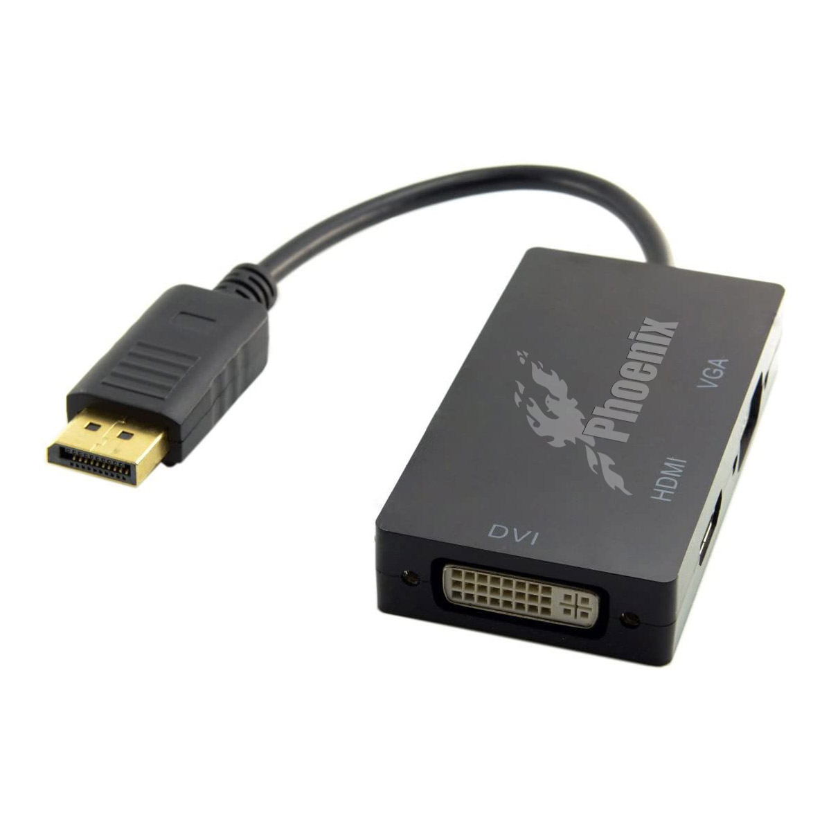 مبدل DisplayPort به VGA/DVI-I/HDMI فونیکس مدل DPC-1010
