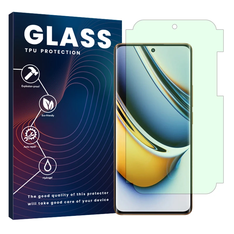 محافظ صفحه نمایش حفاظت از نور سبز گلس مدل Eye Care مناسب برای گوشی موبایل ریلمی 11 Pro Plus