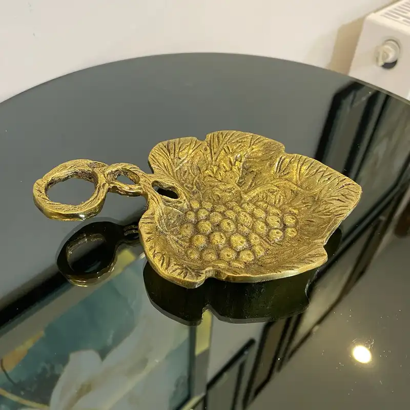 جاسیگاری برنجی مدل برگ102203