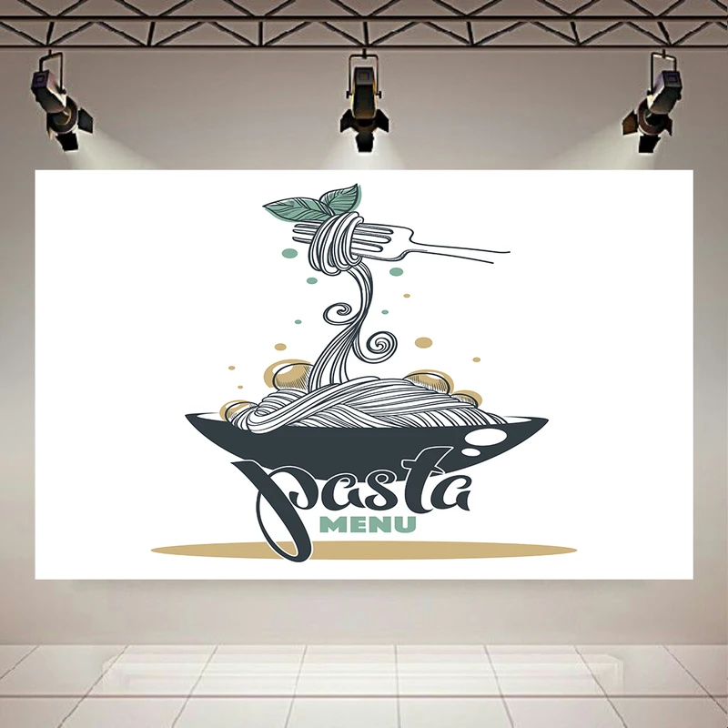 پوستر طرح منوی پاستا مدل طعم ایتالیایی کد AR305662