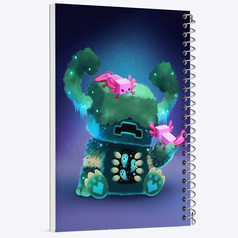 دفتر مشق 50 برگ خندالو طرح ماینکرافت (Minecraft) کد N5985