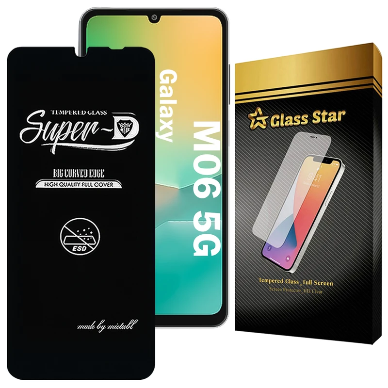 محافظ صفحه نمایش گلس استار مدل SUPERDNS مناسب برای گوشی موبایل سامسونگ Galaxy M06 5G