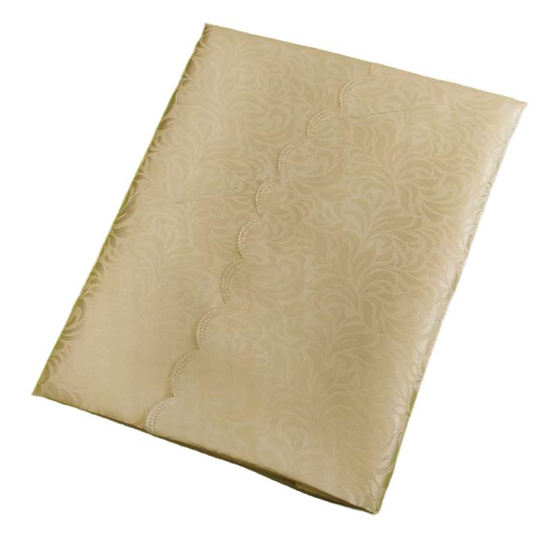 رومیزی رزین تاژ مدل پراگ گرد سایز 200x200 سانتی‌متر