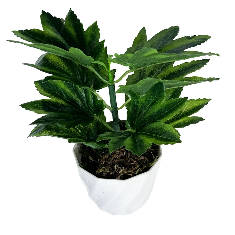 گلدان به همراه گل مصنوعی مدل زانادو مینیاتوری