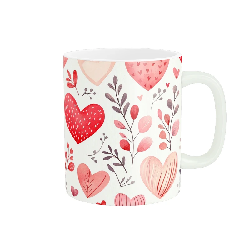 ماگ پاد آفرین طرح قلبی کد 6079