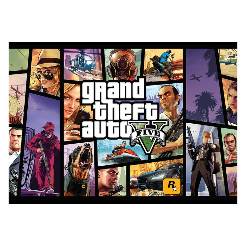 پوستر طرح GTA کد 0006