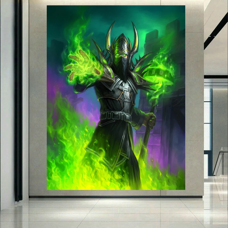 تابلو بوم طرح گیم مدل Hearthstone Heroes of Warcraft کد AR2982 