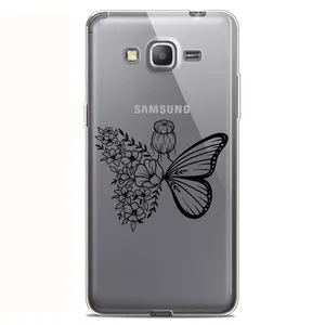 Megafone Butterfly Girl C53-B Cover For Samsung Galaxy Grand Prime / G530	