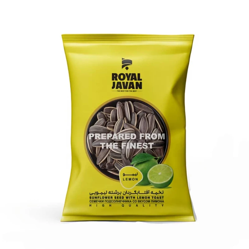  تخمه آفتابگردان برشته با لیمو رویال جوان - 100 گرم