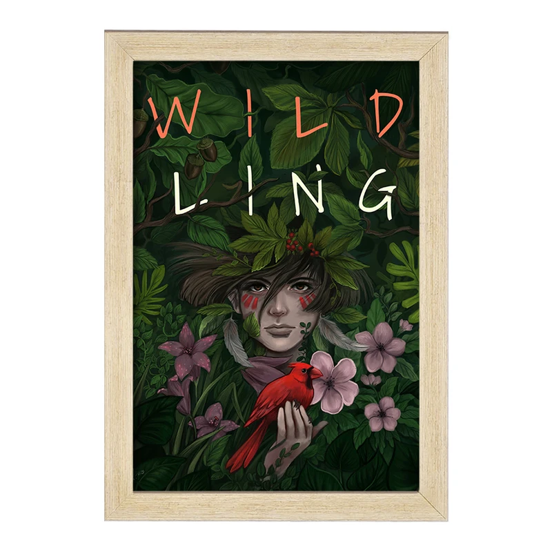 تابلو خندالو مدل Wild ling کد F687