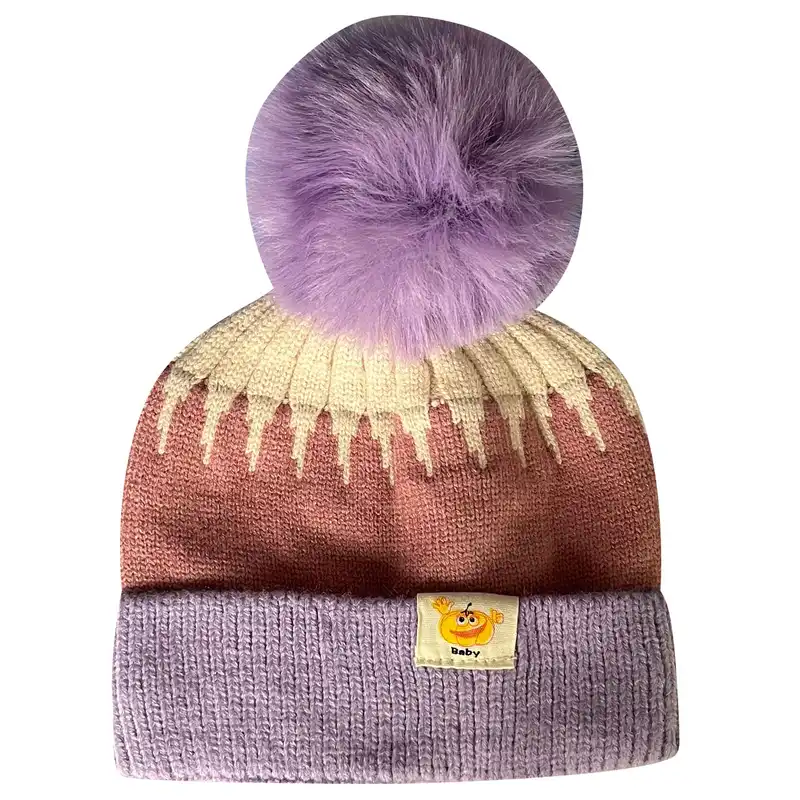 کلاه بافتنی بچگانه کد 56