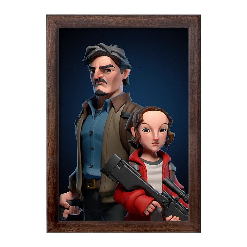 تابلو خندالو طرح لست آف آس (The Last Of Us) کد F879