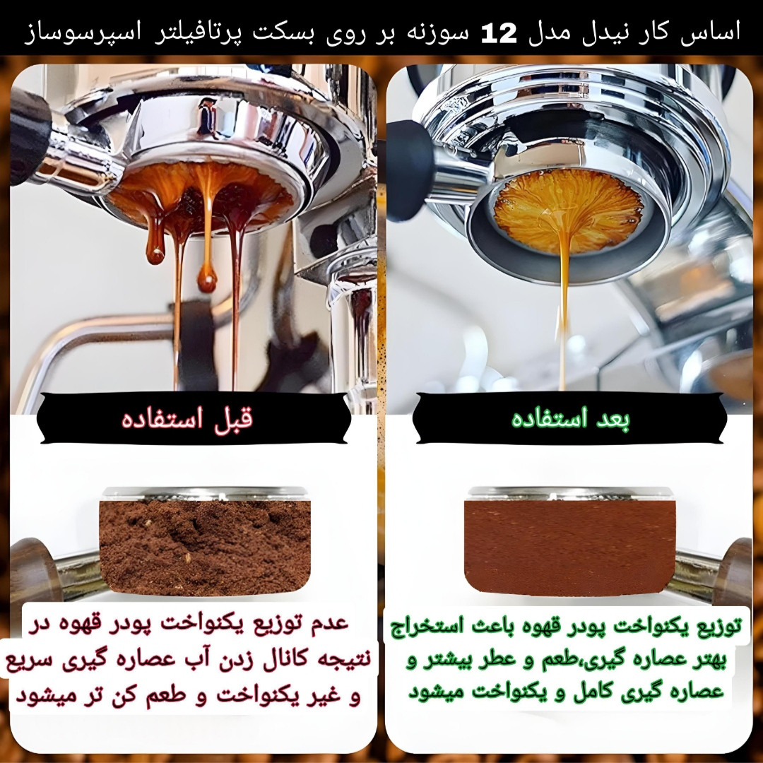 نیدل قهوه مدل WDT 12 نیدل قهوه مدل WDT 12