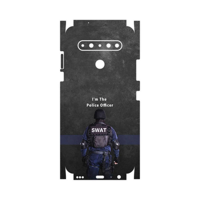 برچسب پوششی ماهوت مدل Police Officer-FullSkin مناسب برای گوشی موبایل ال جی K61