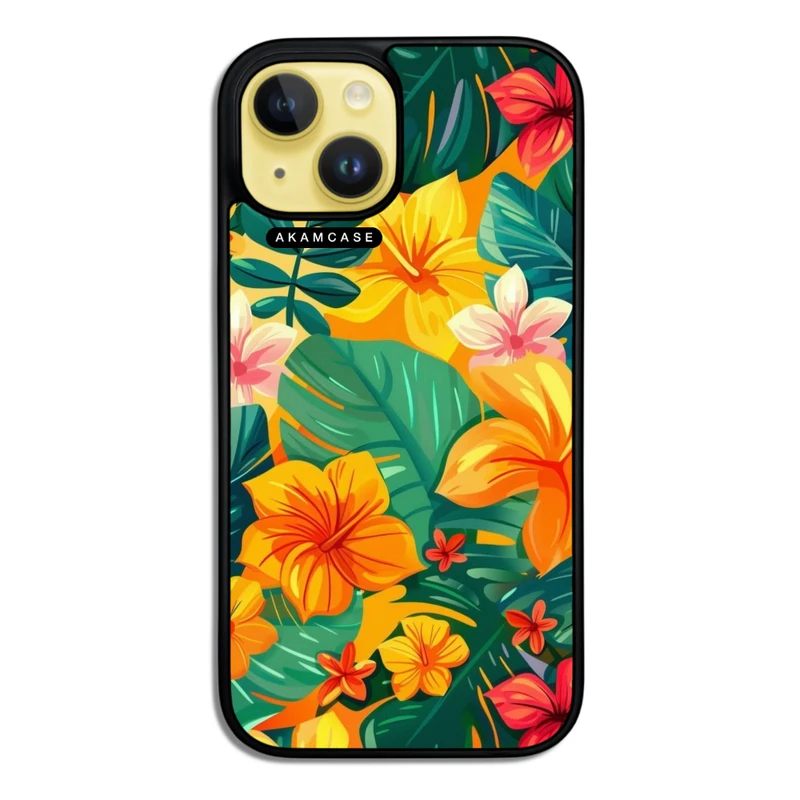 کاور آکام مدل AMC-WA15-FLOWERS-28 مناسب برای گوشی موبایل اپل iPhone 15