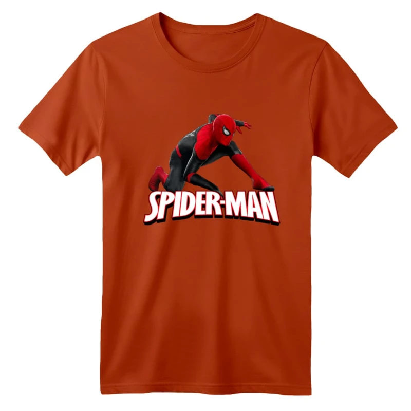 تی شرت آستین کوتاه بچگانه مدل مرد عنکبوتی کد ۱۹