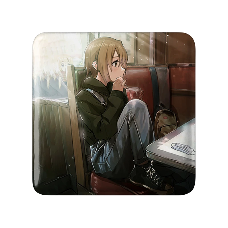 پیکسل خندالو طرح ریتسو انیمه كي اون مدل مربعی کد 34185