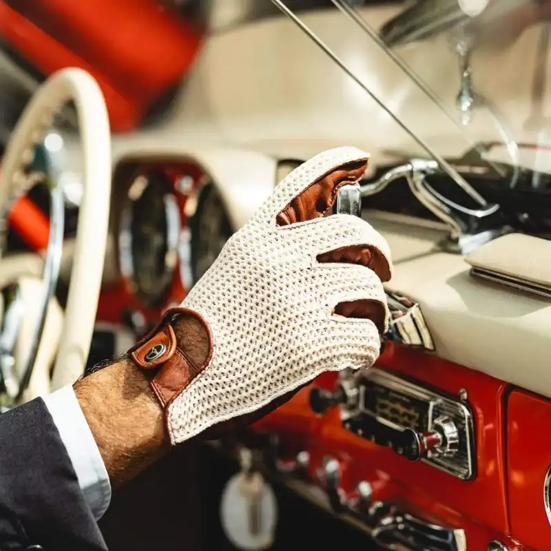 دستکش مدل چرم_بافت DG36