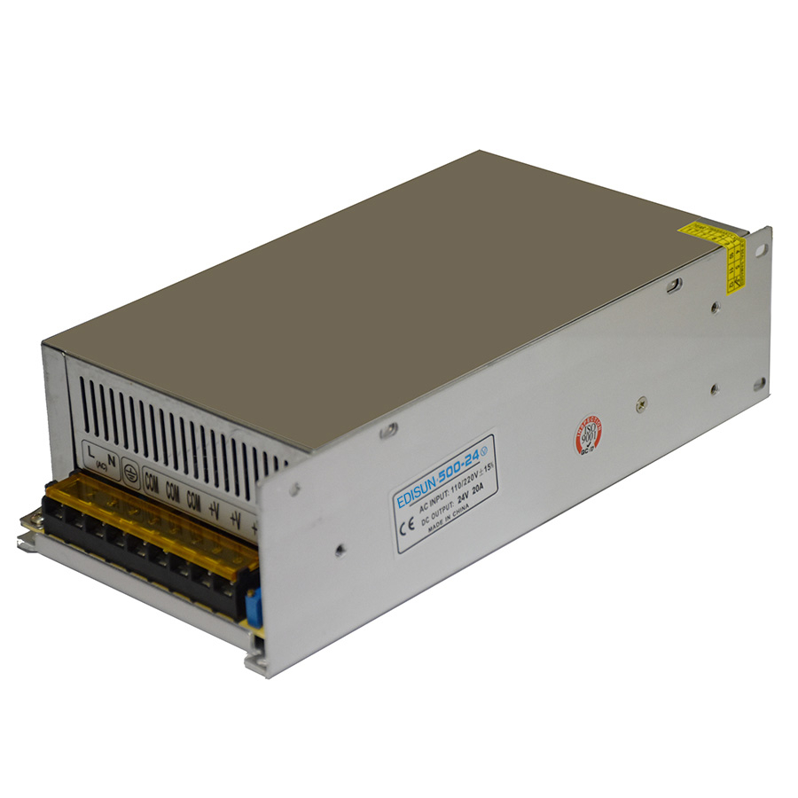  منبع تغذیه 24 ولت 20 آمپر ادیسون مدل S-500-24