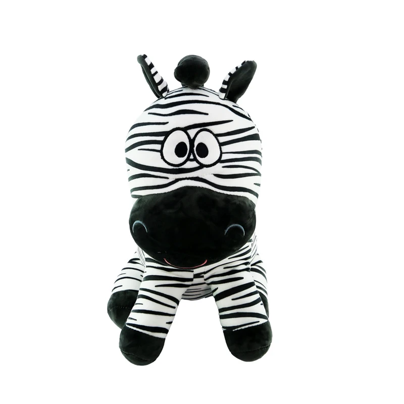 عروسک مدل گورخر نشسته ارتفاع 60 سانتی متر