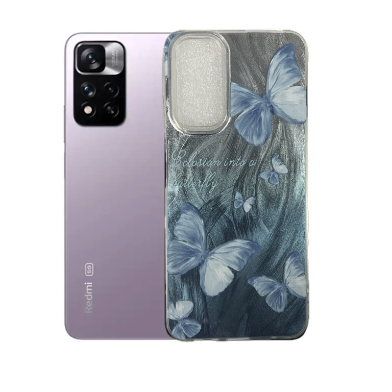 کاور طرح پروانه در مه مناسب برای گوشی موبایل شیائومی Redmi Note 11 Pro 4g