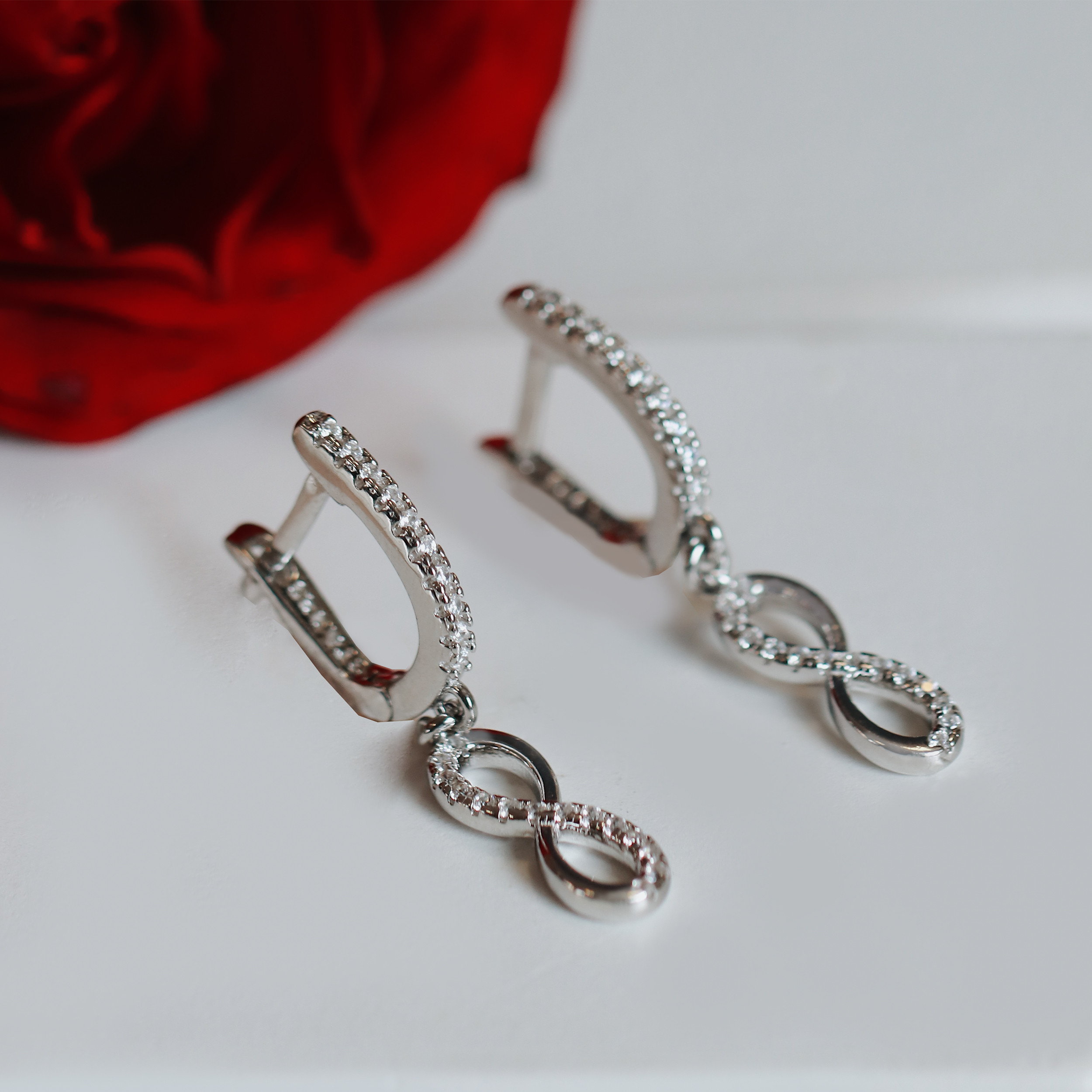 نیم ست نقره زنانه جی تی ای مدل جی نایس