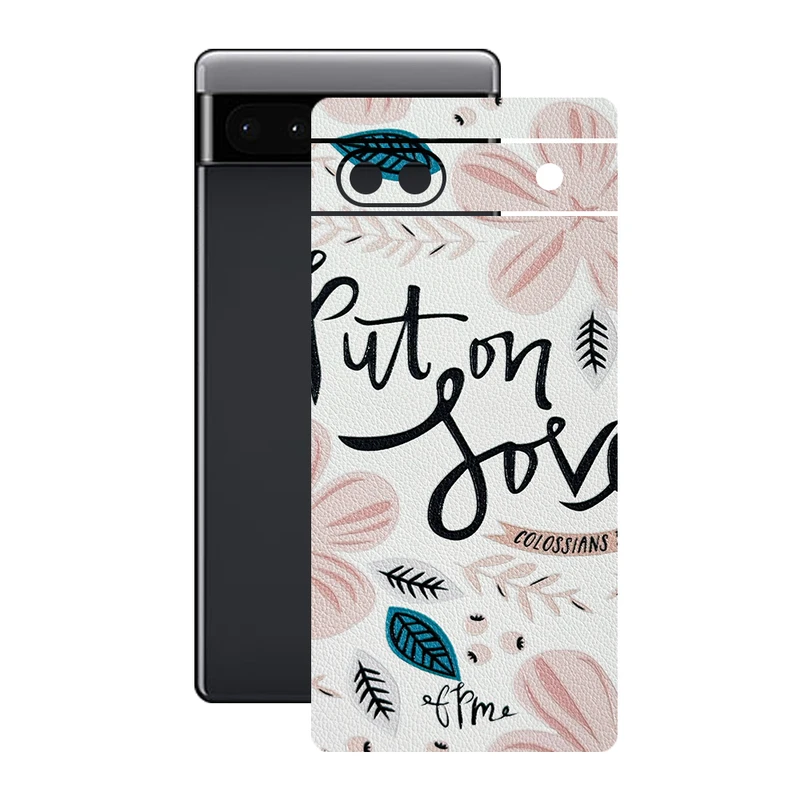 برچسب پوششی ریمکس مدل Leth طرح put on love مناسب برای گوشی موبایل گوگل Pixel 6a