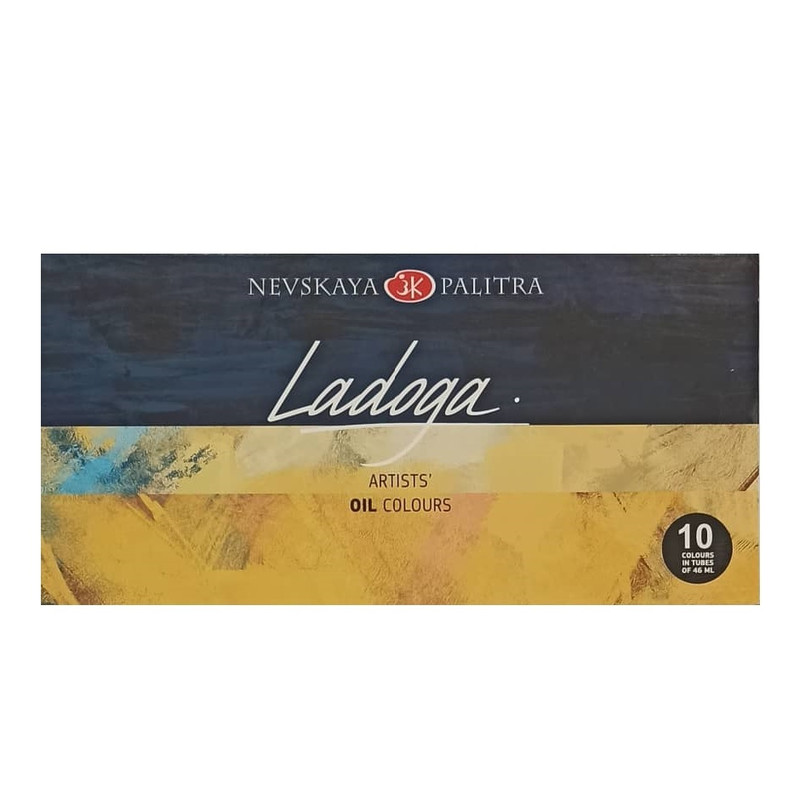 رنگ روغن لادوگا مدل NEVSKAYA PALITRA  بسته 10 عددی حجم 46 میلی لیتر