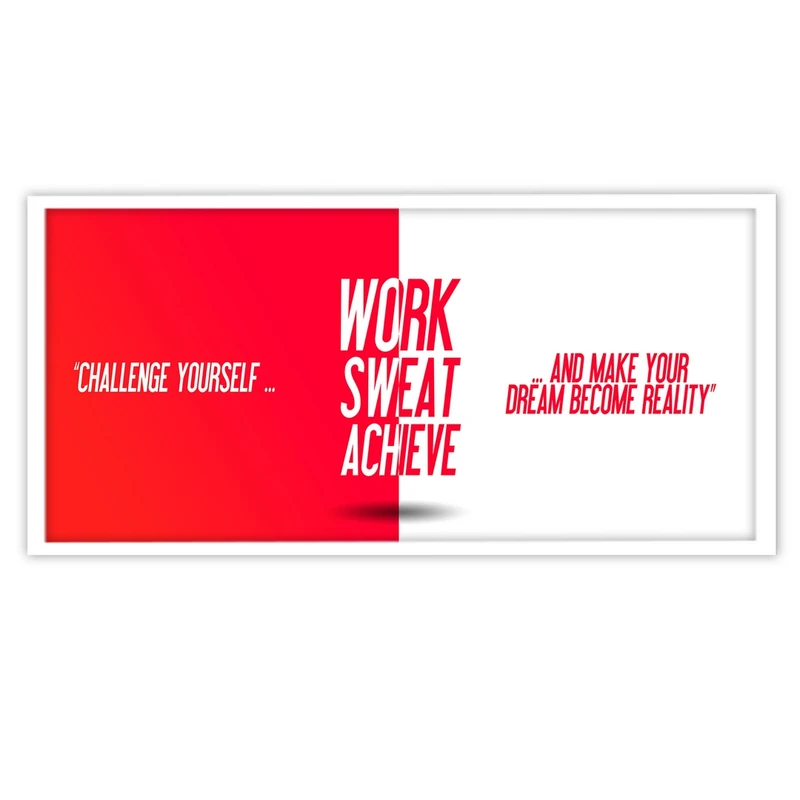 تابلو بکلیت طرح جمله انگیزشی مثبت مدل W-S2572