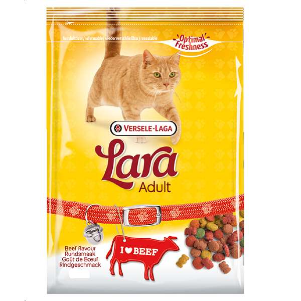 غذا خشک گربه ورسلاگا مدل lara adult beef وزن 2 کیلوگرم