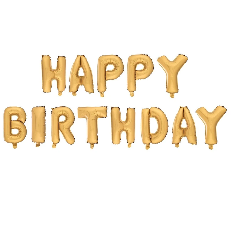 بادکنک فویلی مدل تولدت مبارک بسته 13 عددی