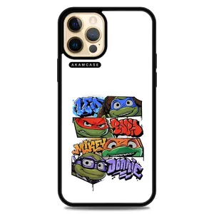 AKAM AMC-WA12PRO-NINJA TURTLES11 Cover For Apple iPhone 12 Pro