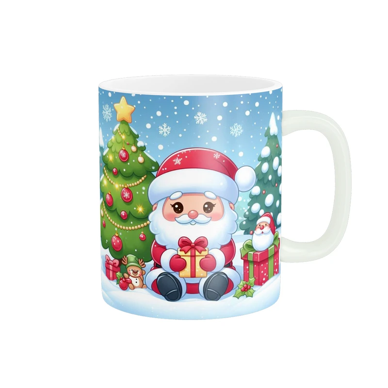 ماگ پادآفرین مدل کریسمس طرح بابانوئل کد p1841