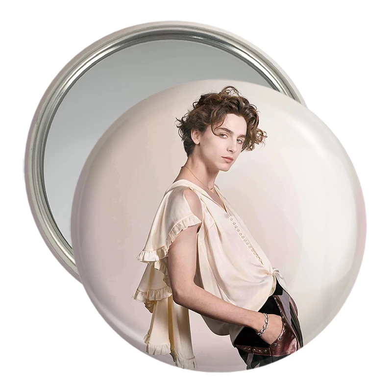 آینه جیبی خندالو مدل تیموتی شالامی Timothée Chalamet  کد 19281