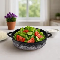 ظرف سرو سرامیکی بومی مدل ماربل