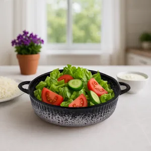 ظرف سرو سرامیکی بومی مدل ماربل