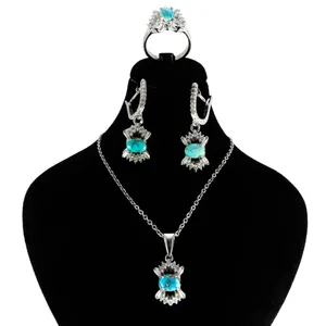 نیم ست نقره زنانه کد AV025-2