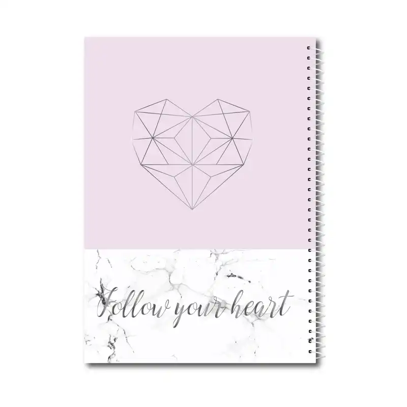 دفتر مشق ویکدی طرح ماربل طلاکوب و نقره کوب مجموعه 4 عددی