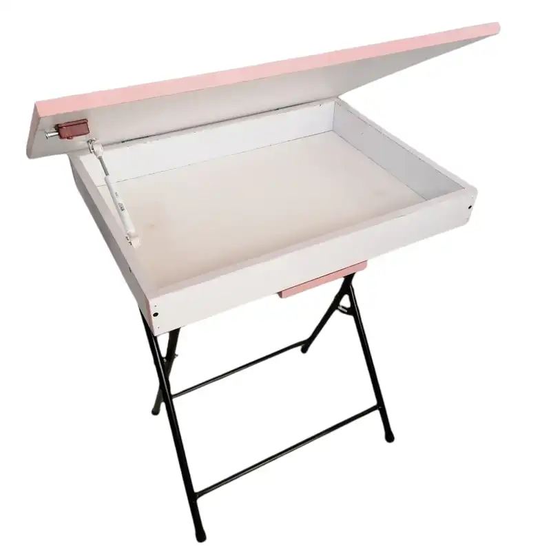 میز تحریر و صندلی مدل باکسدار تاشو طرح کیتی