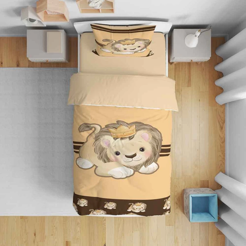 سرویس روتختی نوپه هوم مدل کارتونی T5955 تک نفره 5 تکه