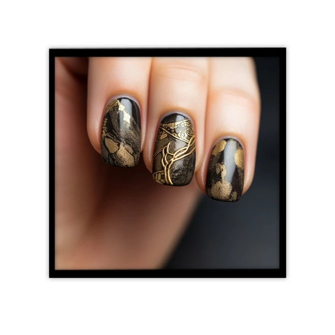 تابلو نوری بکلیت طرح لاک و طراحی ناخن مدل لایت باکس B-MID-19653